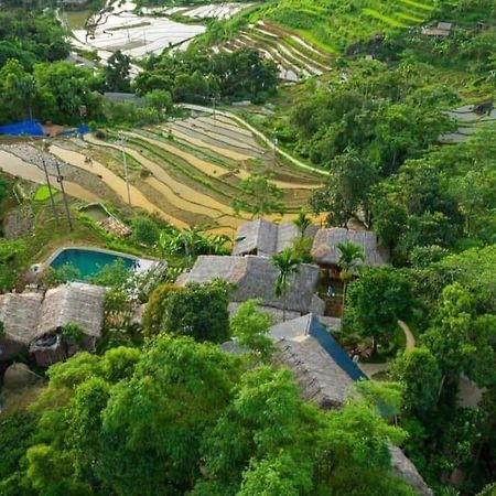 Puluong Bamboo Villa Huong Ba Thuoc Exterior foto